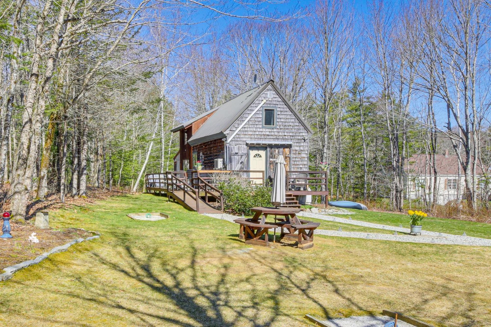 Rustic Searsport Cabin Loft And Sunroom On 10 Acres Kültér fotó