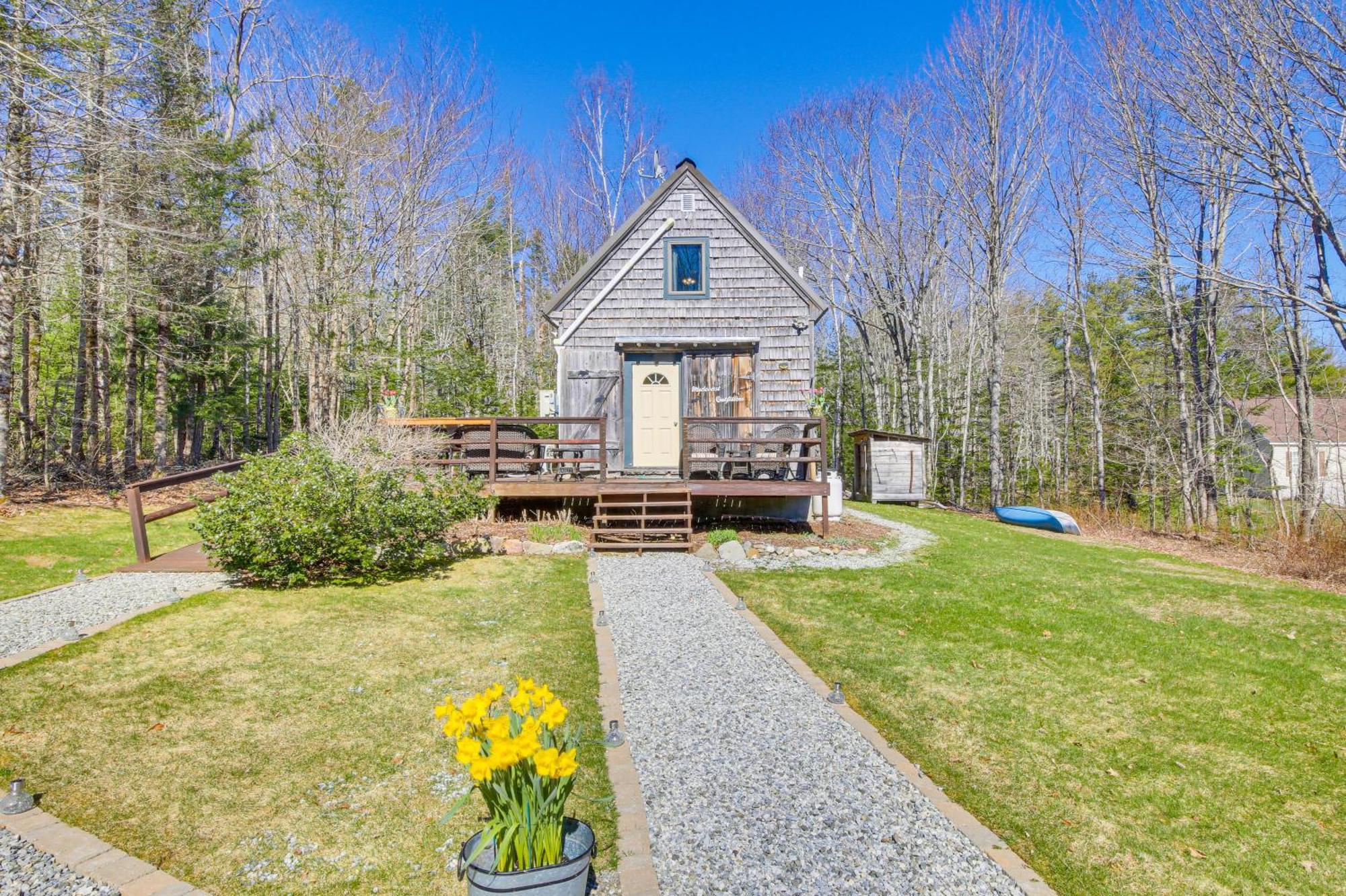 Rustic Searsport Cabin Loft And Sunroom On 10 Acres Kültér fotó